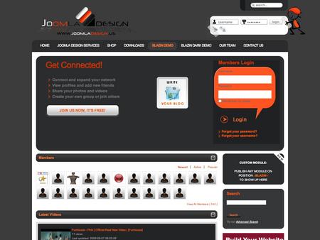 Blazin - 4 JomSocial by Joomla Design Studio